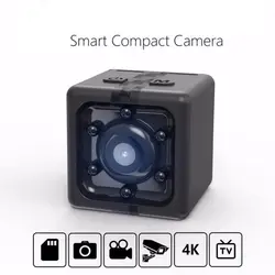 Портативная мини-камера Смарт-видеокамера инфракрасная Поддержка ночного видения 32G TF карта для спорта дома Безопасность Путешествия