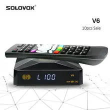 SOLOVOX V6 10pcs Home Theater Mini HD Satellite TV Receiver Support M3U MARS CCCAM TV NOVA TV Xtream Home Cinema TV