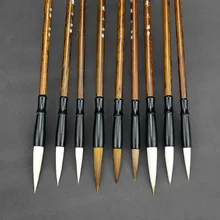 Китайская традиционная каллиграфическая ручка большая средняя небольшая обычная для письма кисточки для письма начинающая специальная кисть для письма