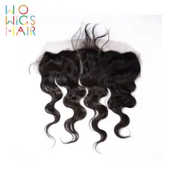 WoWigs волос средства ухода за кожей волна синтетический Frontal шнурка волос remy натуральный цвет 100% человеческие волосы бесплатная доставка