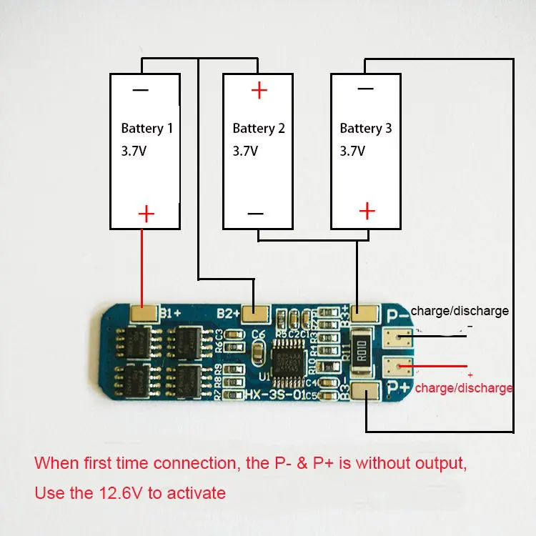 Защитная плата для батарей 3S 8A li ion 12 в 18650 BMS PCM bms pcm литий ионных батарей|bms pcm|protection