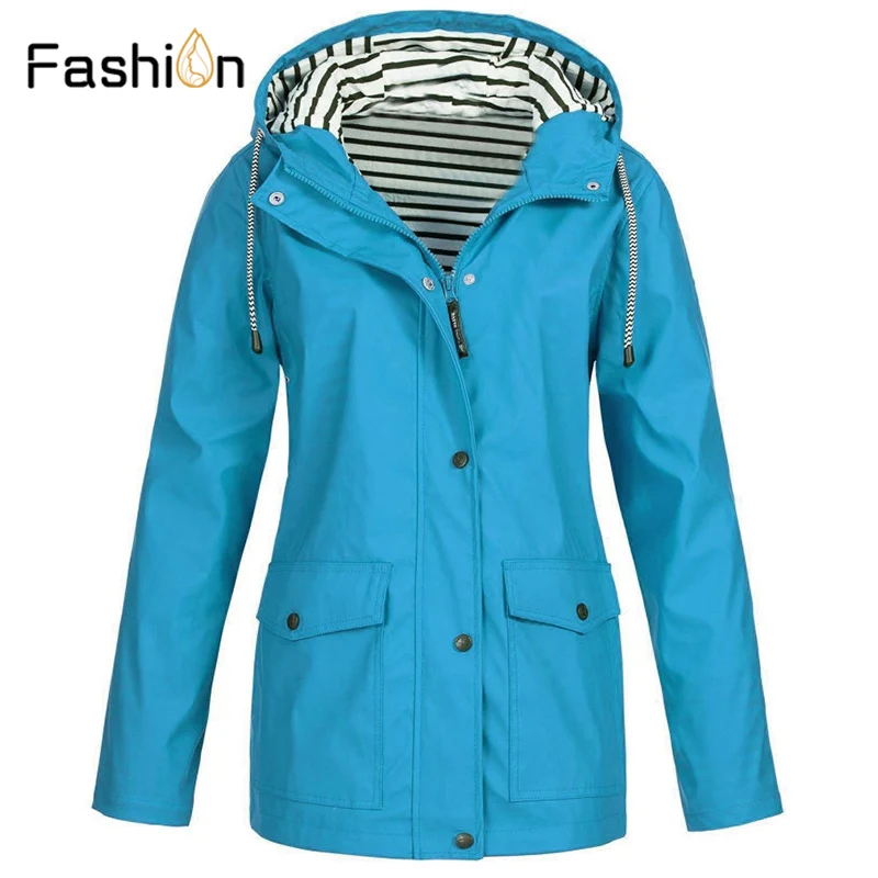 Skup 5XL odzież damska casualowa kurtka na zewnątrz wodoodporny płaszcz płaszcz przeciwdeszczowy z kapturem wiatroszczelna surowe ciepłe kurtki kurtka do wspinaczki górskiej