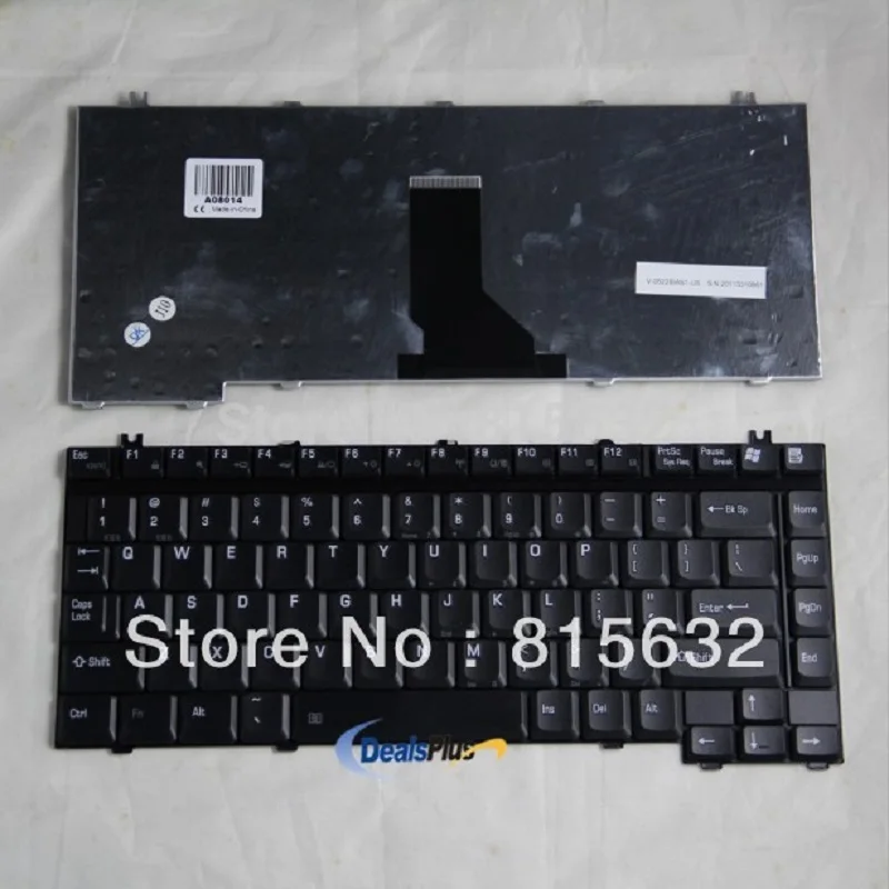 

New Laptop keyboard for Toshiba Satellite A10 A20 A80 A100 M10 M30 M100 M105 P10 Qosmio E15 Tecra A1 Black US - V-0522BIAS1-US