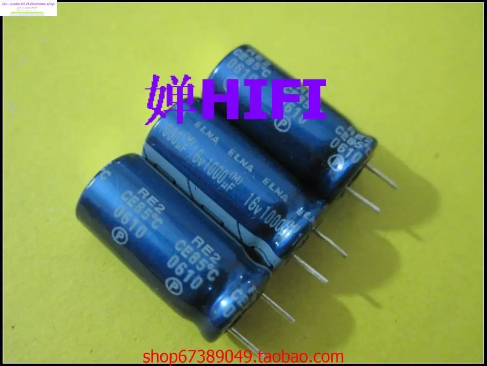 

2019 Supercapacitor Capacitors 20PCS/50PCS Japan Elna Re2 Blue Robe For Electrolytic Capacitor 16v1000uf 10x20mm Free Shipping