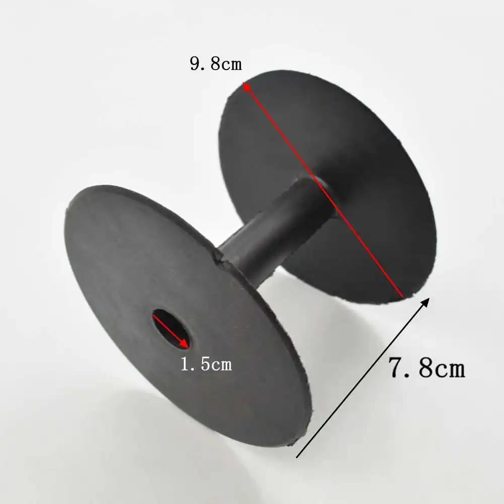 6 шт./лот белый черный прозрачный пластик пустые катушки провода катушки круглые концы шнур ленты Швейные хранения DIY вечерние украшения