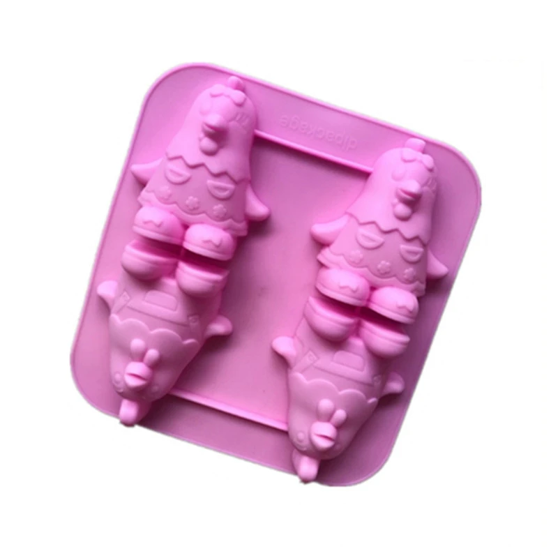 

Cock Animal Silicone Cake Mold Cupcake Baking Mould Chocolate Cookie Fondant Non-stick Ice Cube Tray Bakeware Handmade Soap