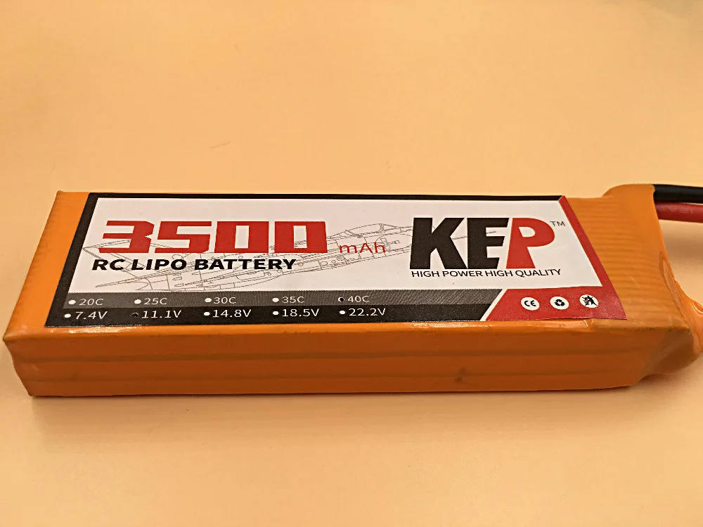 

KEP RC 3S Li-Poly Battery 11.1V 3500mAh 40C 80C 3S RC LiPo Battery For RC Aircraft Helicopters Quadcopter Boats Cars Drones 3S