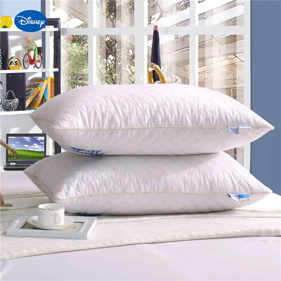 Disney Feather Pillow Cushion Therapy Neck Bedding 48*74cm