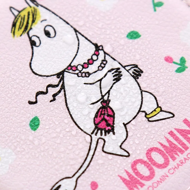 Moomin Кошелек для монет из искусственной кожи, Детский плюшевый Кошелек для монет, кошелек на молнии, кошелек для девочек и женщин, подарок