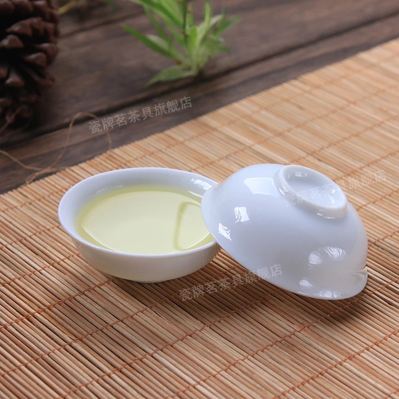 Новый Керамика чайный набор кунг фу В комплект входит 1 gaiwan + ярмарка чашки 7