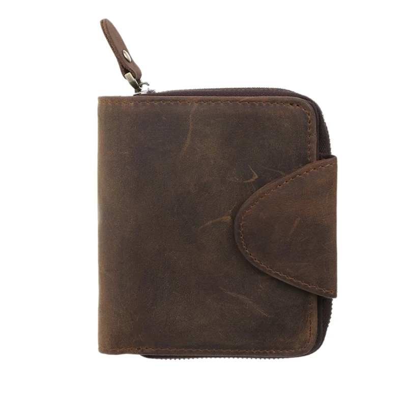 

Men Leather Fashion Wallet Coin Purse Credit Card Holder Clutch Pocket Billfold High Quality Genuine Leather Wallet