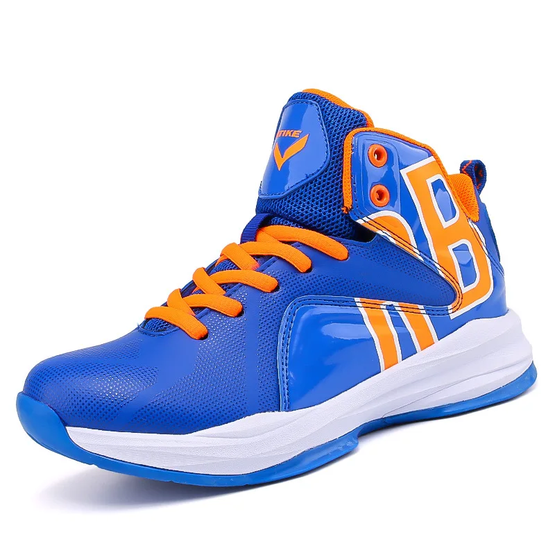 

Autumn Winter Children Casual Shoes High Top Lace Up Boys Sneakers Breathable Light Lesiure Sport Shoes Basketball