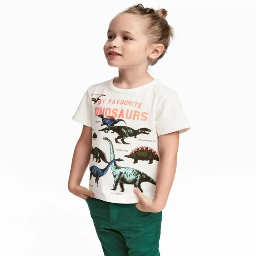 

Toddler Kids Baby Boys Clothes Short Sleeve Dinosaur Print Tops T-Shirt Blouse Summer Top 15