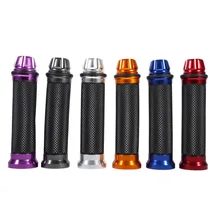 Мотоцикл CNC алюминиевый резиновый Руль рукоятки для 7/" ручка бар велосипед