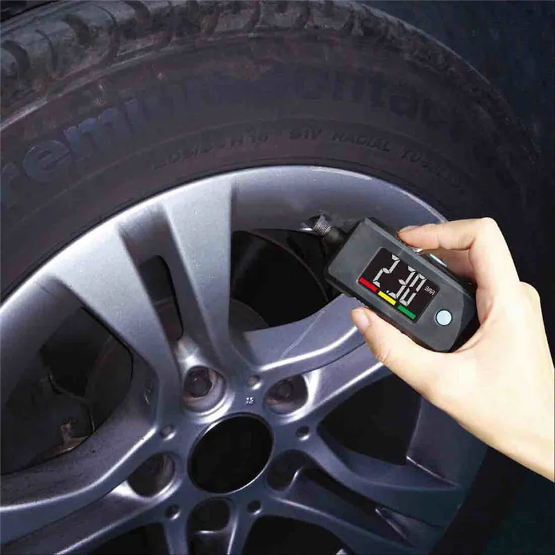 Digital Tyre Pressure Gauge Thread Depth Tire Suitable for AUDI A6
