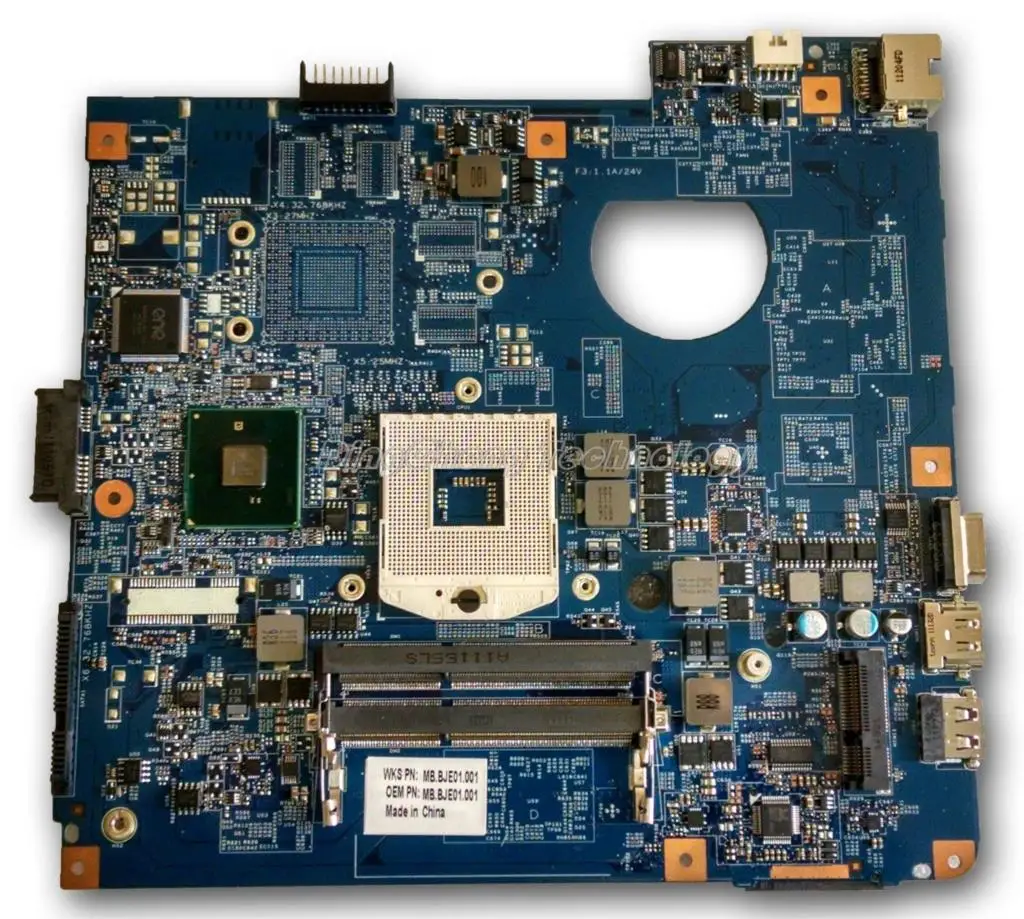 

Laptop Motherboard for ACER 4741 MB.BJE01.001 09920-3 JE40-CP 48.4GY02.031 notebook mainboard integrated HM55 DDR3