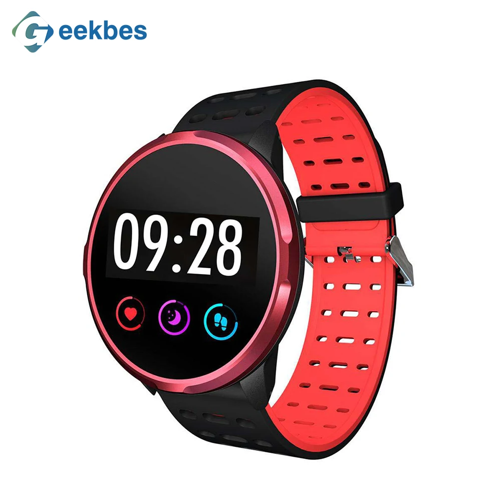 

Geekbes WR1 Samrtwatch 1.3" IPS Screen Smart Watch Fitness Tracker Smartband Heart Rate Blood Pressure Monitor IP67 Watch