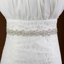 Свадебный пояс со стразами пояс невесты Серебряный со стразами для невесты лента для свадьбы платье vestido de pedreria