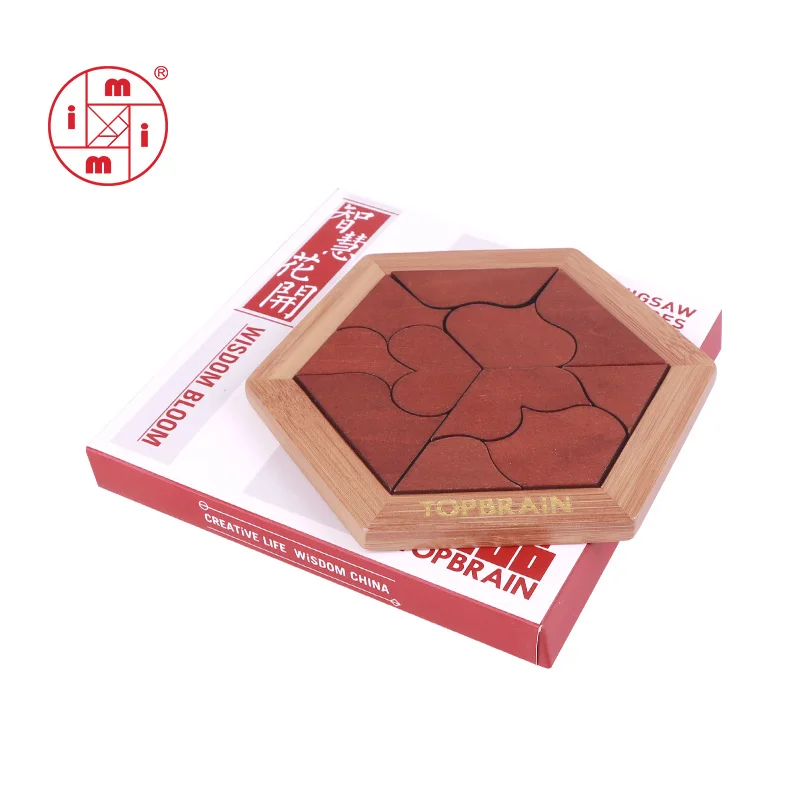 

MITOYS Puzzles Wood Geometric Abnormity Shape Puzzle Wooden Toys Tangram/Jigsaw Board Kids Children Educational Toys for Boys