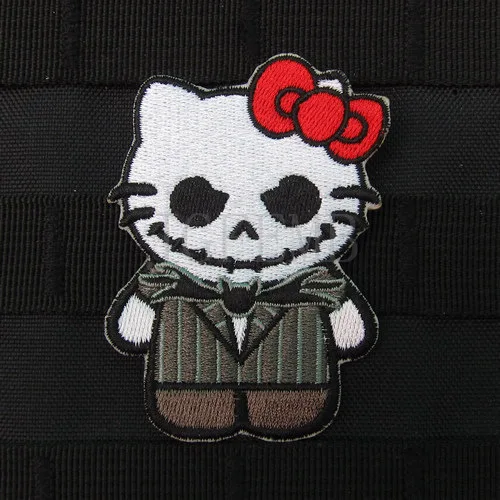 hello kitty tactical patch Hello kitty pink pvc morale patch hook loop tactical uniform girls.