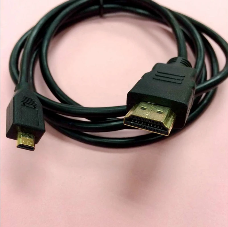 5 шт. оптовая продажа микро HDMI к HDMI кабель 1,4 для мобильных телефонов подключение планшета ТВ мини-головка микро hdmi кабель 5 шт. оптовая продажа микро HDMI к HDMI кабель 1,4 для мобильных телефонов подключение планшета ТВ мини-головка микро hdmi кабель