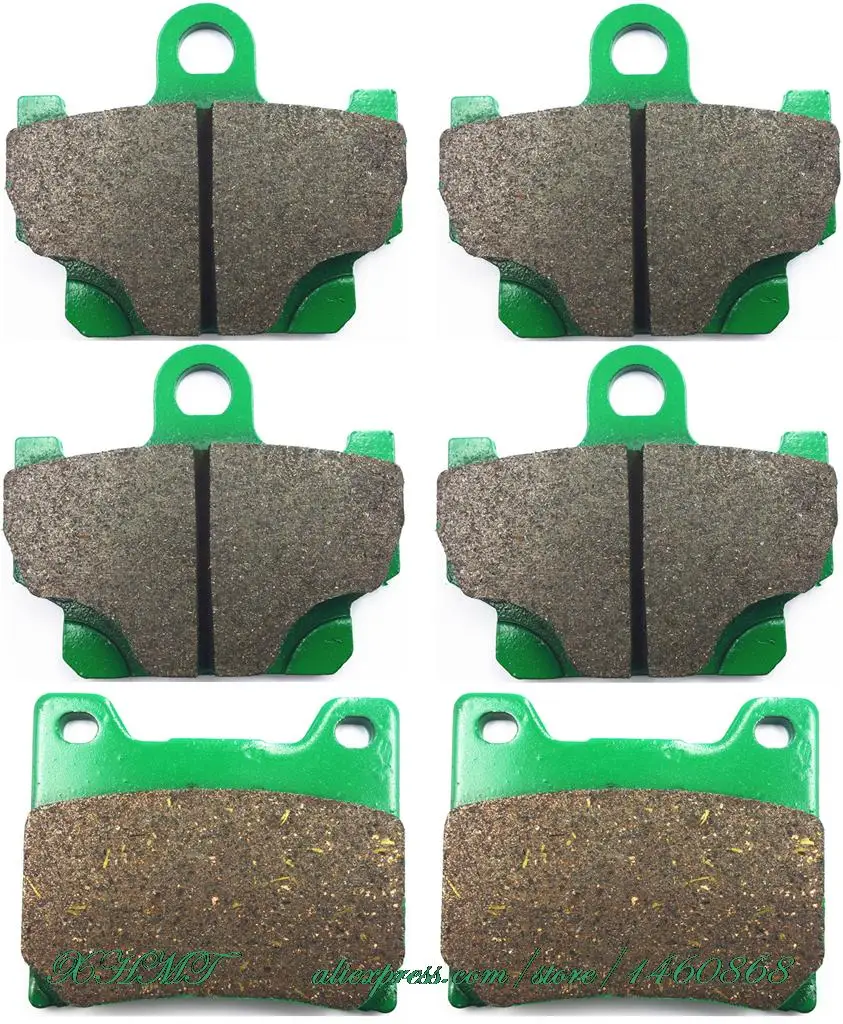 Carbon Set 3 Pairs Для YAMAHA 350 RD YPVS 1983 1984 дисковые Тормозные колодки таблетки передний задний - Цвет: Carbon Set 3 Pairs