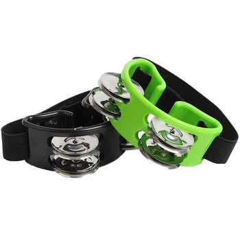 

Alice ATB011 Hand and Foot Tambourine Jingles Drum Companion Accessory Percussion Instruments