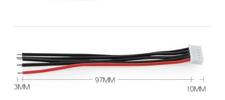 1s 2s 3s 4S 5S 6s 22AWG кабель 10 см(100 мм) RC Lipo зарядное устройство проводка 7,4 В 11,1 В 14,8 в 22,2 в для IMAX B3 B6 зарядное устройство