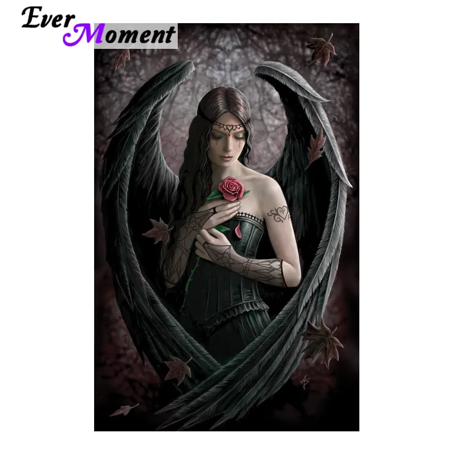 

hobby diamond painting diamond paint full painting diamond embroidery cross stitch kit angel rose fantasy lady full craft ASF722