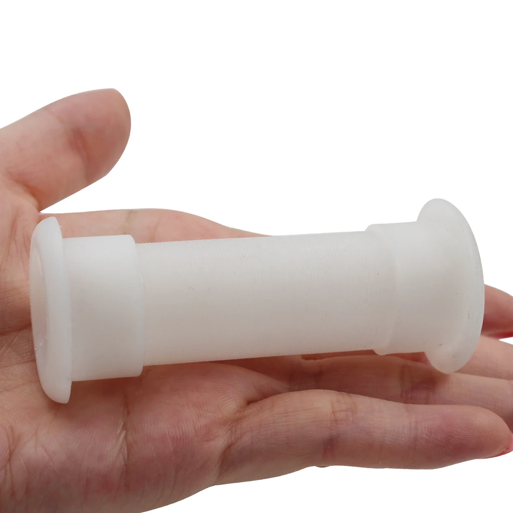 Boat 3/4 Inch Thru Hull White Drain Tube Up to 2 1/2 Plastic Drain Tubes For Boat Transom Fits 1-1/4inch Opening White