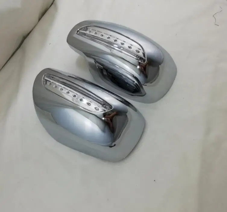 

New style chrome rearview mirror cap with LED light for Toyota Yaris 2008-2013 mirror housing