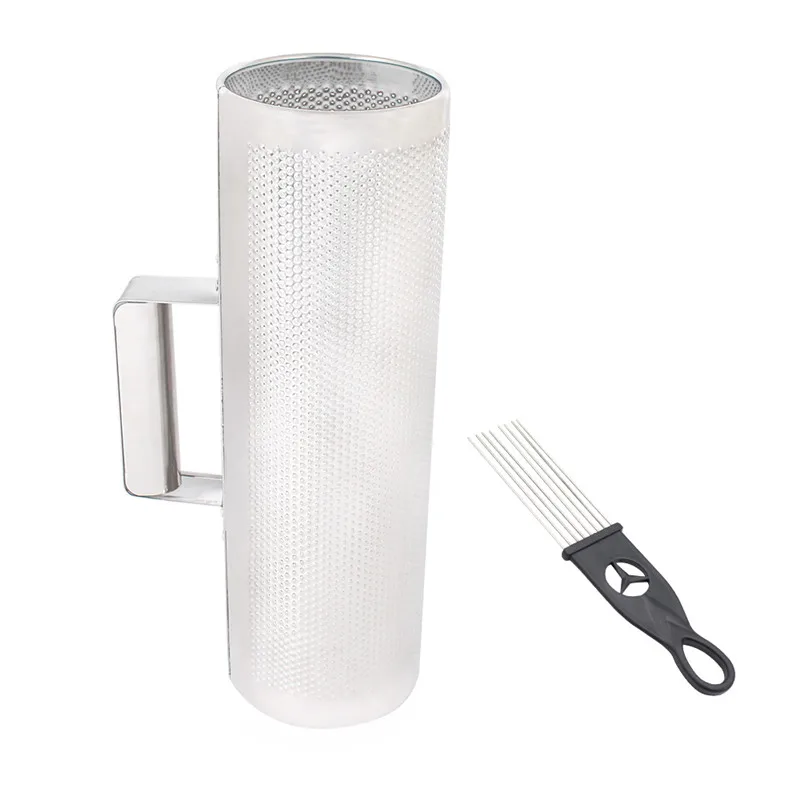 

Stainless Steel Guiro 12 "* 4" Musical Instrument Musical Instrument with Scraper Orff Instruments Percussion Instruments