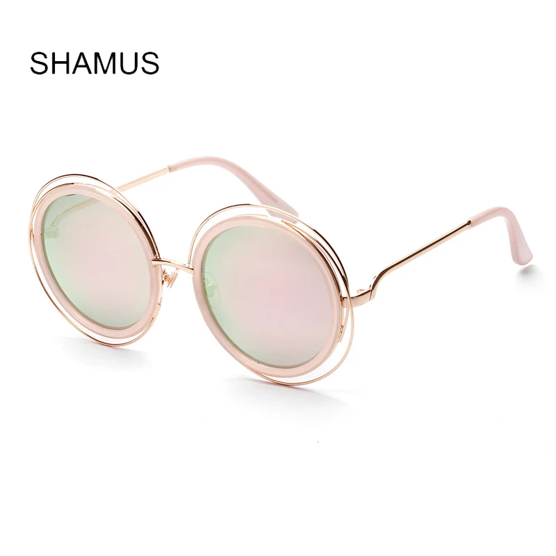 2017 Round Sunglasses Womans Eyewear High Brand Sun Glasses Female