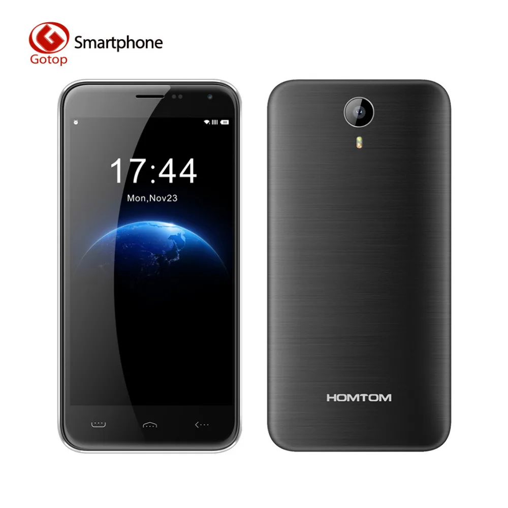 Купить homtom нт3 mtk6580 четырехъядерный сотовый телефон 5.0 дюймов HD для  Android 5.1 смартфон озу 1 гб + пзу 8 гб 3000 мач батарея мобильный телефон  в интернет-магазине с бесплатной доставкой из