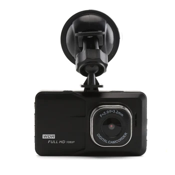 

Car Dash Camera Driving Video Recorder With 1080P Car Camera Wide Angle Driving Recorder HD Dash Cam LCD Car-detector car dvr