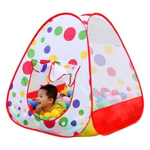 Океан мяч складной бассейн четырехсторонний тент Спорт на открытом воздухе и в помещении портативный игровой дом волновой точки играть детская складная палатка для детей