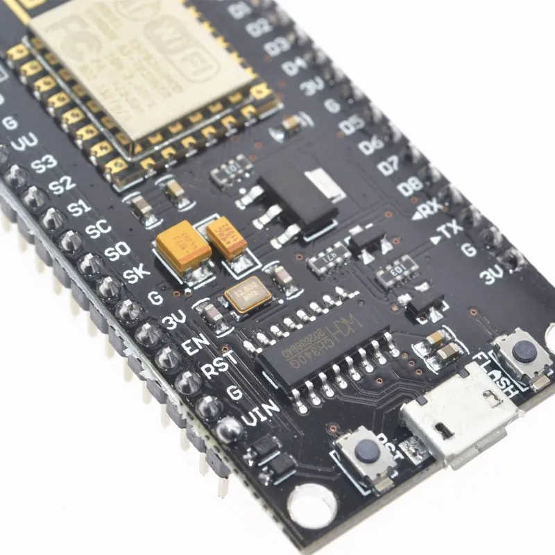 Беспроводной модуль NodeMcu v3 CH340 Lua wifi Интернет вещей макетная плата ESP8266 с pcb антенной и usb портом для Arduino