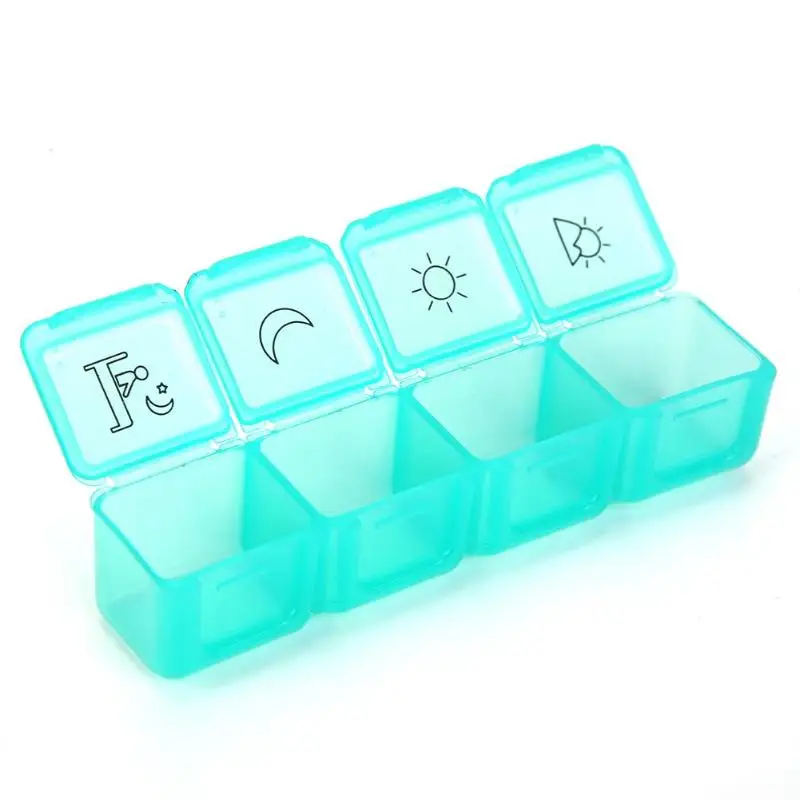 Мини-пилюля Органайзер держатель для планшета 28 сетка 7 дней коробка для лекарств на неделю коробка для хранения лекарств диспенсер для таблеток разветвительная коробка