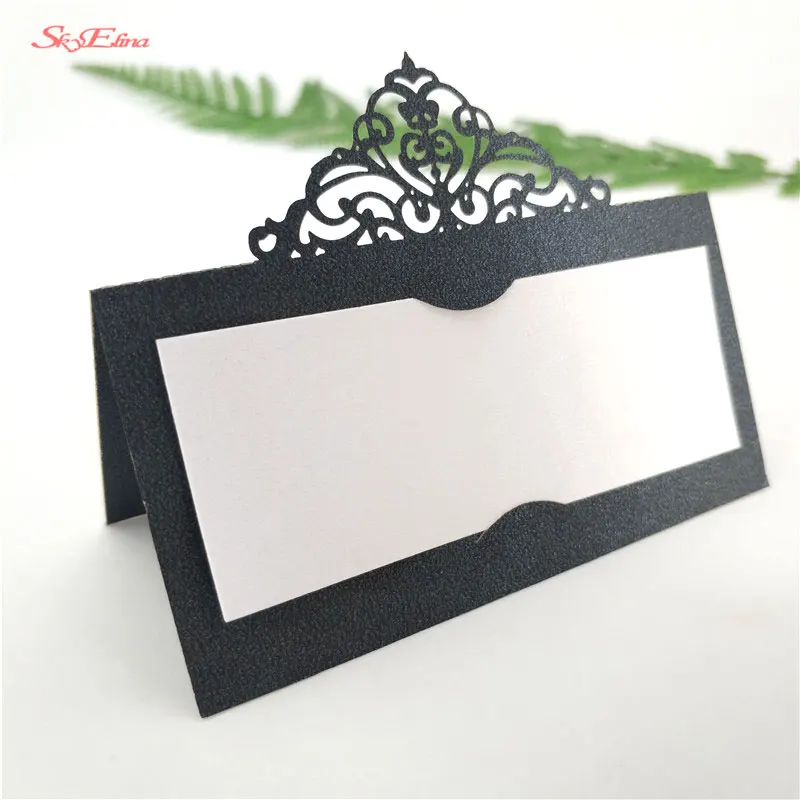 50pcs Laser Cut Wedding Invitations Card Elegant Custom Decoration Event Birthday Party Pearlscent Paper Cards 7zsh873 | Дом и сад
