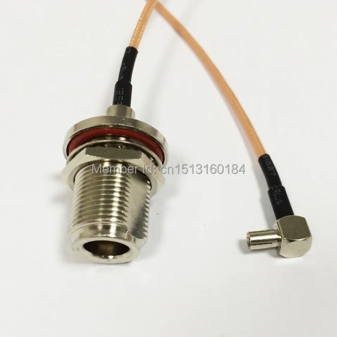 НОВЫЙ N женский разъем к TS9 Штекерный RG316 коаксиальный кабель 15 см 6 дюймов XH