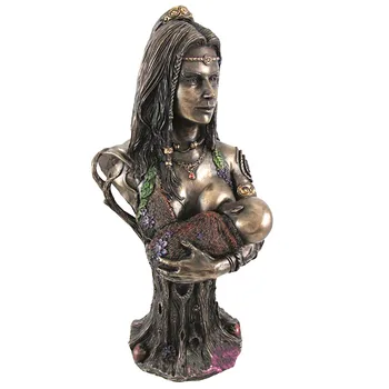 

Figure Danu Goddess Half-Length Photo Or Portrait Craftwork Sculpture Study Decorations G1553