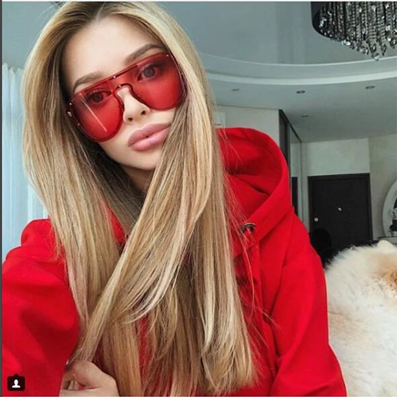 Милые Солнцезащитные очки больших размеров, роскошные золотые солнцезащитные очки в оправе, красные солнцезащитные очки для женщин, мода, авиационные очки