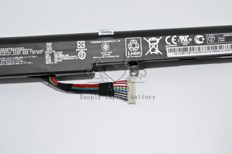 JIGU A41-X550E аккумулятор для ноутбука ASUS A450E A450J A450JF F550D K751L X450 X450E X450J X450JF X550DP X750LN