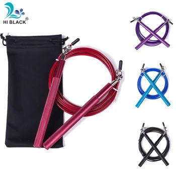 

HI BLACK Professional Athletics Speed Jump Rope With Ball Bearing Metal Handle For Woman, Crossfit Fitness Equipment