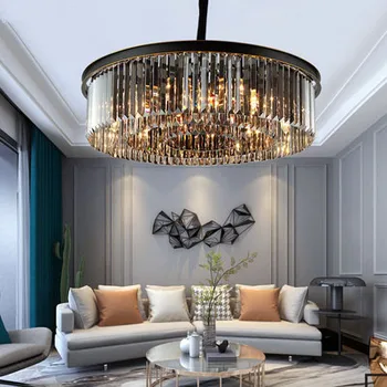 

Rectangular Chandelier Modern Restaurant Lights Crystal Chandelier Luxury Dining Room Lamp Bar Modern Chandelier Nordic Light