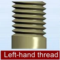 Латунь Поворотный H тип роторный шарнир HS двухканальный гидравлический шарнир - Цвет: Left-hand rotation