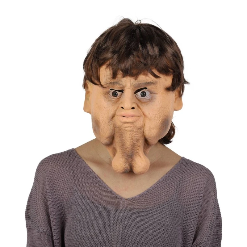 Новая забавная маска ужасов полный уход за кожей лица покрыта Новинка Хэллоуин маскарад тема латексная маска вечерние костюм вечеринок