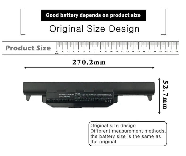 Внешняя Аккумуляторная батарея для ноутбука Asus K55D K55N K55V K75 K75A K75D K75V R400 R400D R400N R400V R500