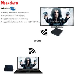 Measy W2H беспроводной передатчик HDMI приемник Extender 1080 P HDMI с поддержкой Dlna Airplay Wi-Fi дисплей Miracast Airmirroring TV Stick ключ