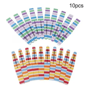 

Nail Files 10pcs Stripe Pattern Nail Art Manicure Tool Nail Sanding Sponge Files Buffer Polisher Nails Accessoires